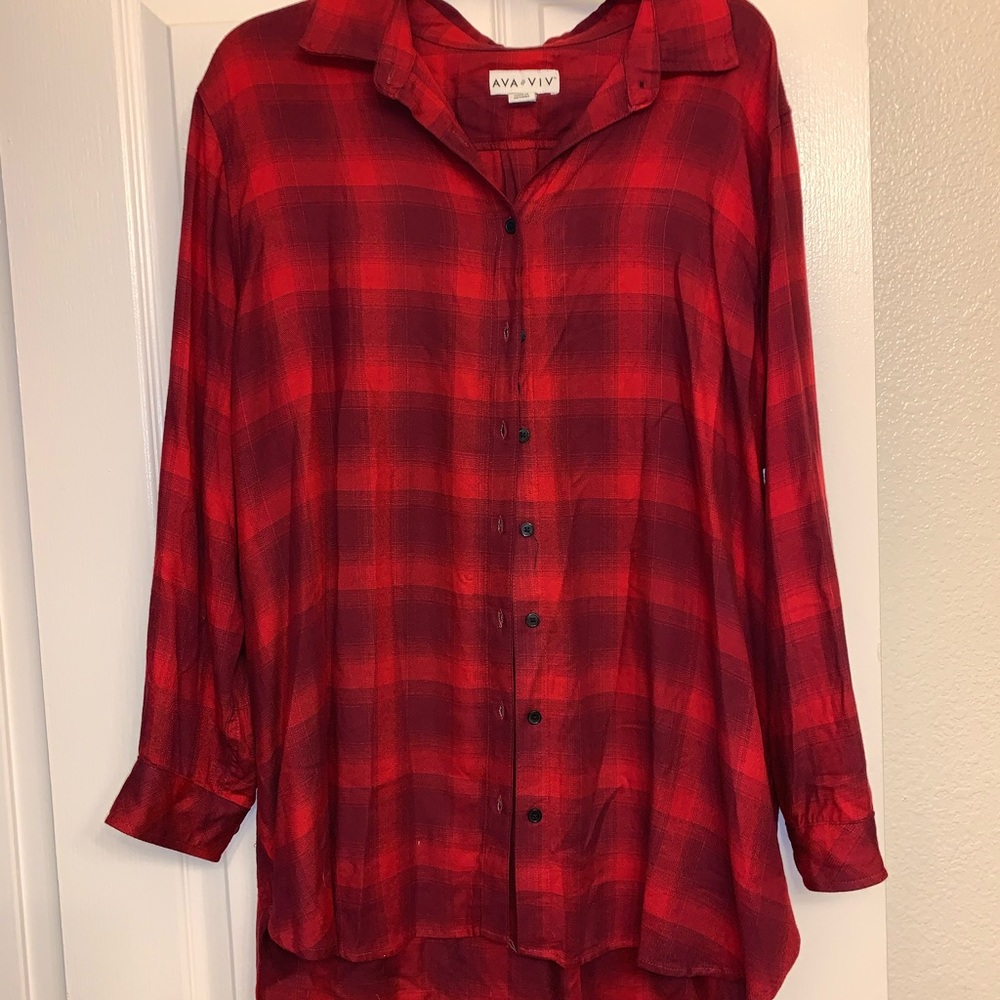 Red flannel Ava & Viv from Target